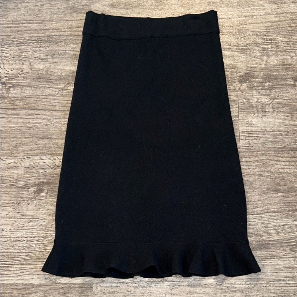Saks Fifth Ruffle Flounce Hem Skirt
